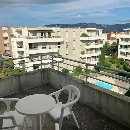 Appart' Lumineux/terrasse/piscine/proche Centre شقة فالنسيا